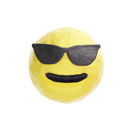 Cooles Emoji  3D Icon