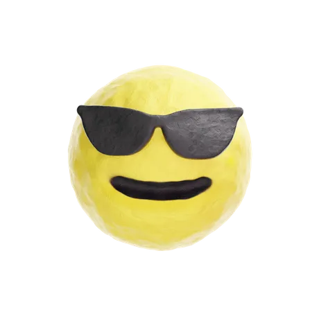 Cooles Emoji  3D Logo