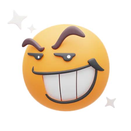 Cooles Emoji  3D Icon