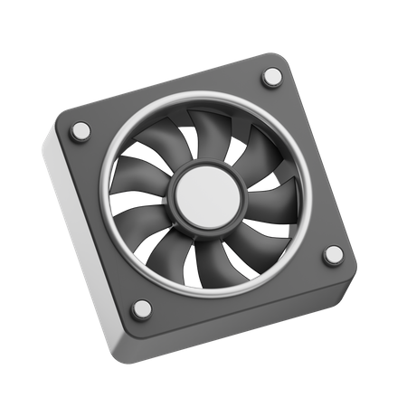 Cooling Fan  3D Icon