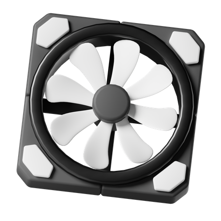 Cooling Fan  3D Icon