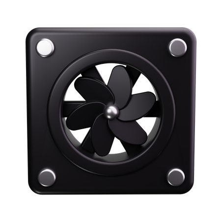 Cooling Fan  3D Icon