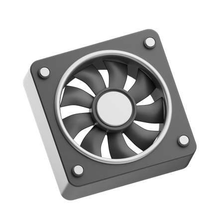 Cooling Fan 3D Icon