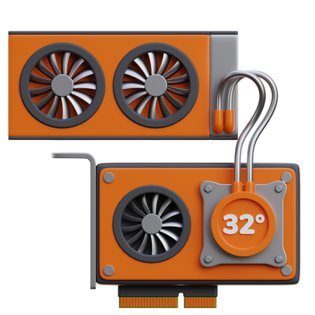 Cooling Systems Mining  3D Icon