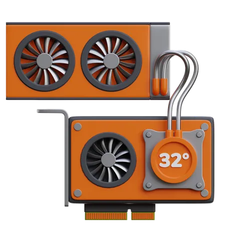 Cooling Systems Mining  3D Icon