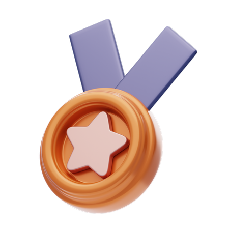 Cooper Medal  3D Icon