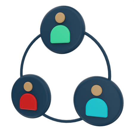 Cooperation  3D Icon