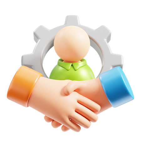 Cooperation  3D Icon