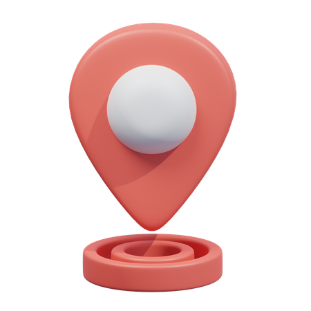 Coordenar localização  3D Icon