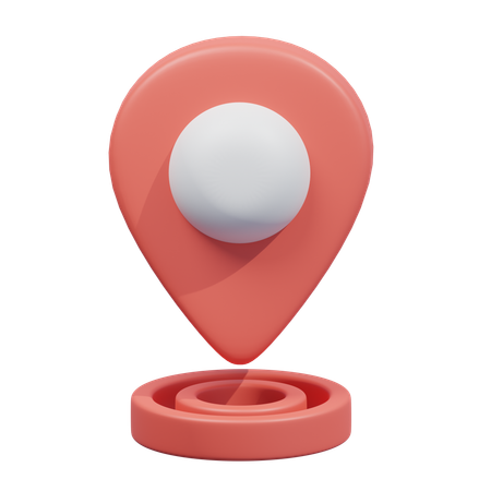 Coordinate Location  3D Icon