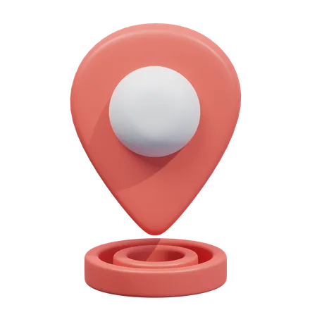 Coordinate Location  3D Icon