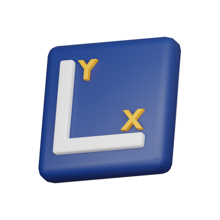 Coordinate system  3D Icon