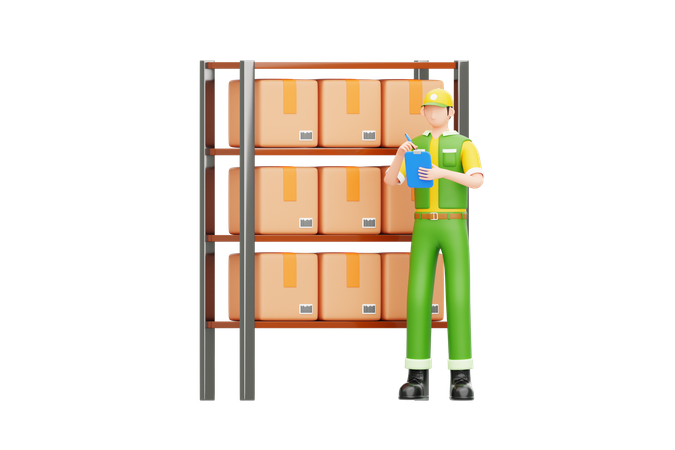 Coordination de la chaîne d'approvisionnement  3D Icon