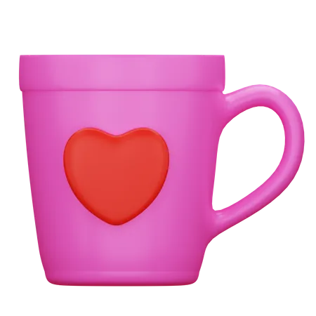 Taza de amor  3D Icon