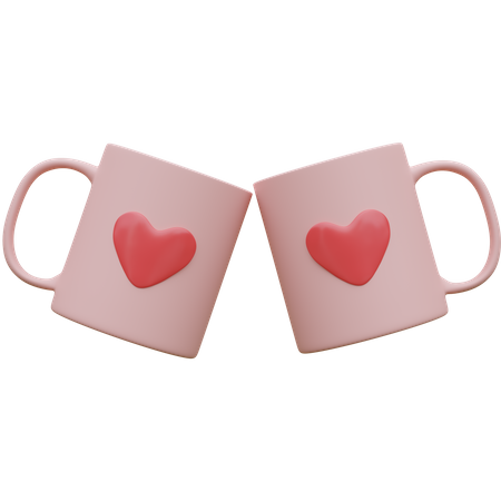 Taza de amor  3D Icon