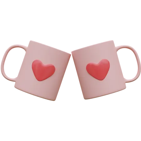 Taza de amor  3D Icon