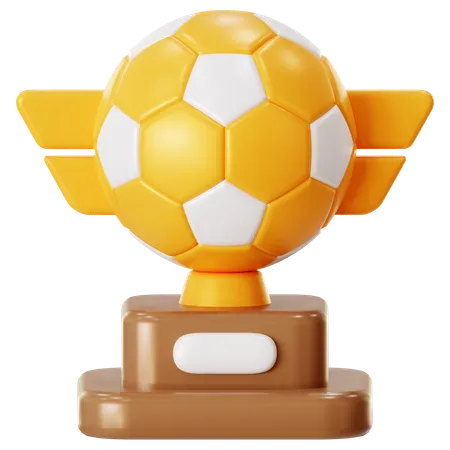 Copa de futbol  3D Icon