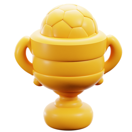 Copa de futbol  3D Icon