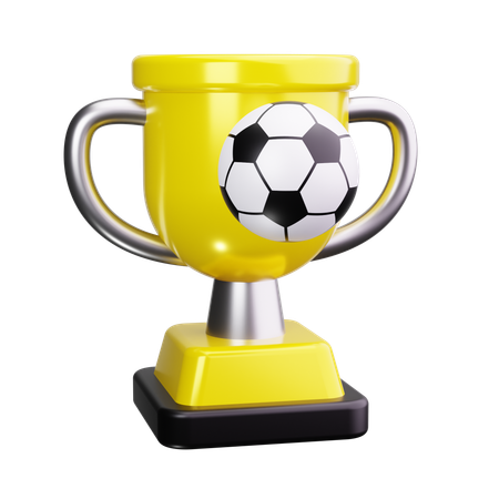 Copa de futbol  3D Icon