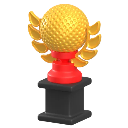 Copa de golf  3D Icon