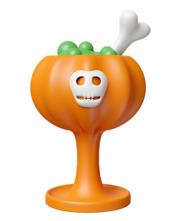 Taza de halloween  3D Icon