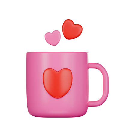 Taza de los amantes  3D Icon