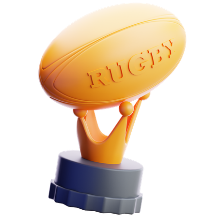 Copa de rugby  3D Icon