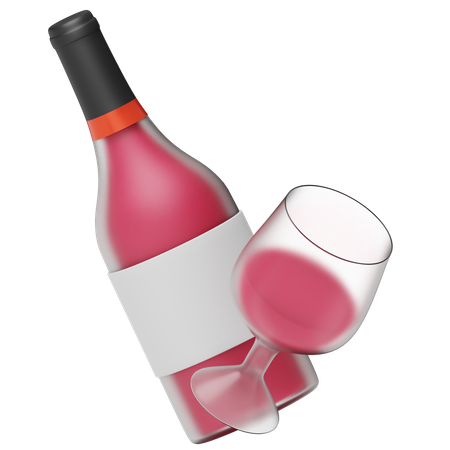 Copa de vino  3D Icon