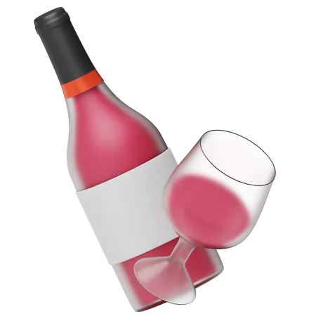 Copa de vino  3D Icon