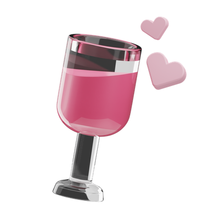 Copa de vino  3D Icon