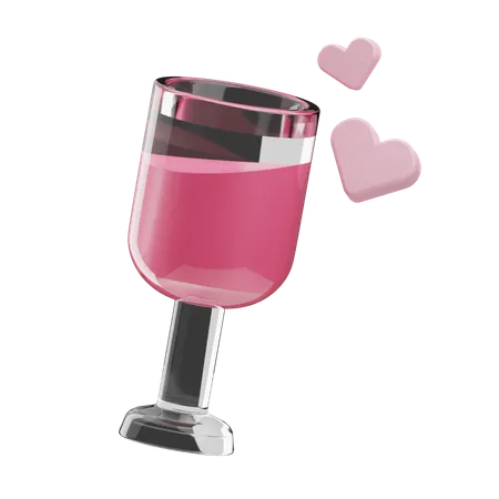 Copa de vino  3D Icon