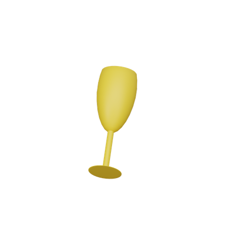 Copa de vino  3D Icon