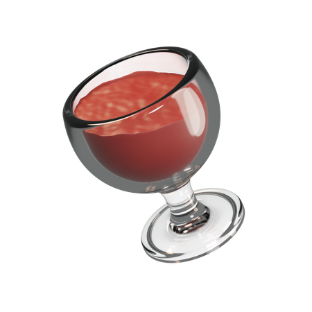 Copa de vino  3D Icon