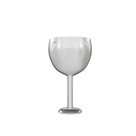 Copa de vino  3D Illustration