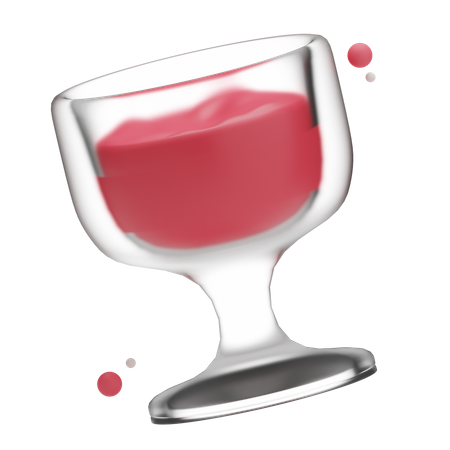 Copa de vino  3D Icon