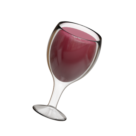 Copa de vino  3D Icon