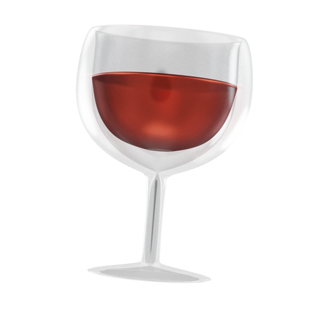 Copa de vino  3D Icon