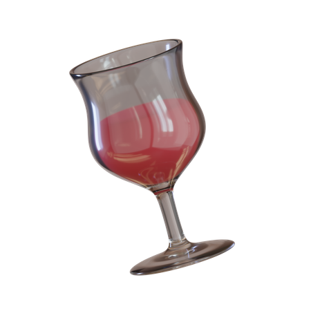 Copa de vino  3D Icon