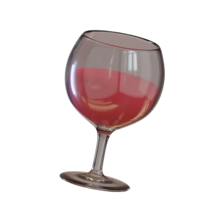 Copa de vino  3D Icon