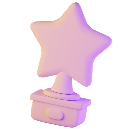 Copa estrella  3D Icon