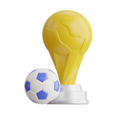 Copa de futebol  3D Icon