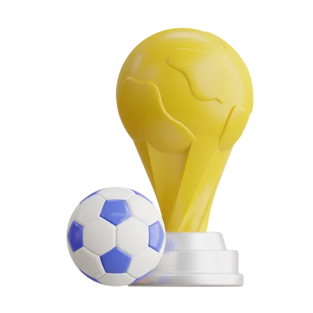 Copa de futebol  3D Icon