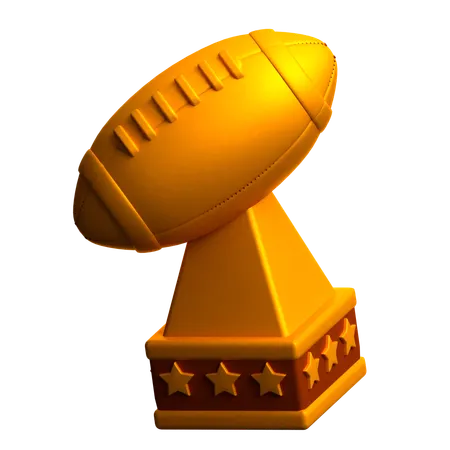 Copa de futebol americano  3D Icon