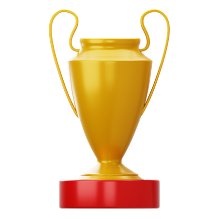 Copa ganadora  3D Icon