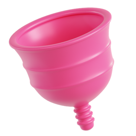 Copa menstrual  3D Icon