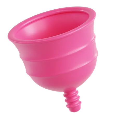 Copa menstrual  3D Icon