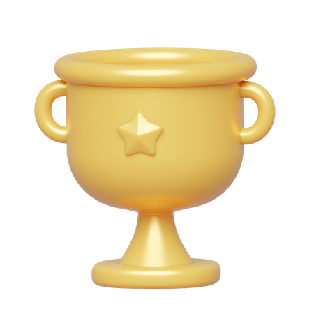 Copa de oro  3D Icon