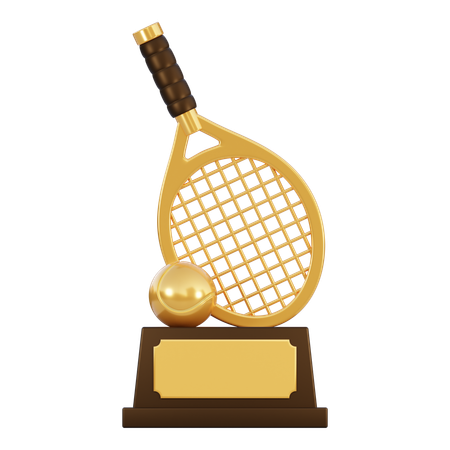 Copa de tenis  3D Icon