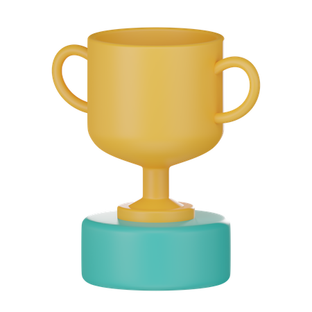 Copa de trofeo  3D Icon