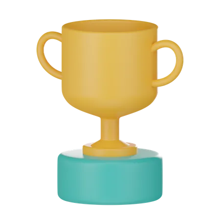 Copa de trofeo  3D Icon